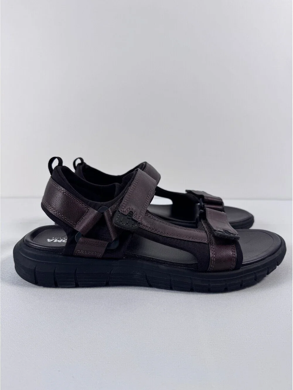 NEW Shelldon River Mens 10.5 Brown Sport Sandals Hiking Outdoor Leather